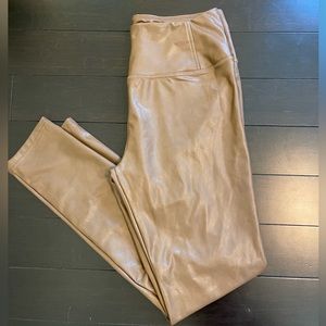 7 For All Mankind Size L Faux Leather Pants